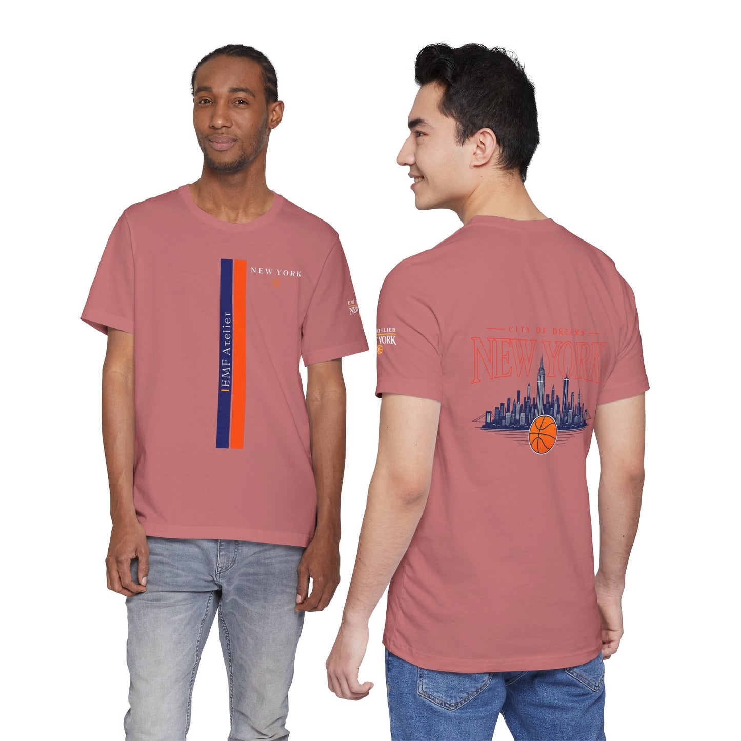 EMF Atelier New York – City of Dreams Tee  Where luxury streetwear meets the energy of New York City.