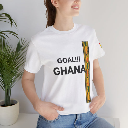 Ghana Soccer T-Shirt "GOAL!!! GHANA" – Black Stars 2026 Football Tee