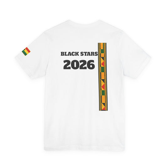 Ghana Soccer T-Shirt "GOAL!!! GHANA" – Black Stars 2026 Football Tee