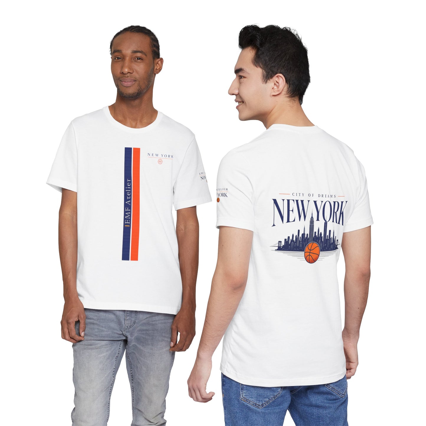 EMF Atelier New York – City of Dreams Tee  Where luxury streetwear meets the energy of New York City.